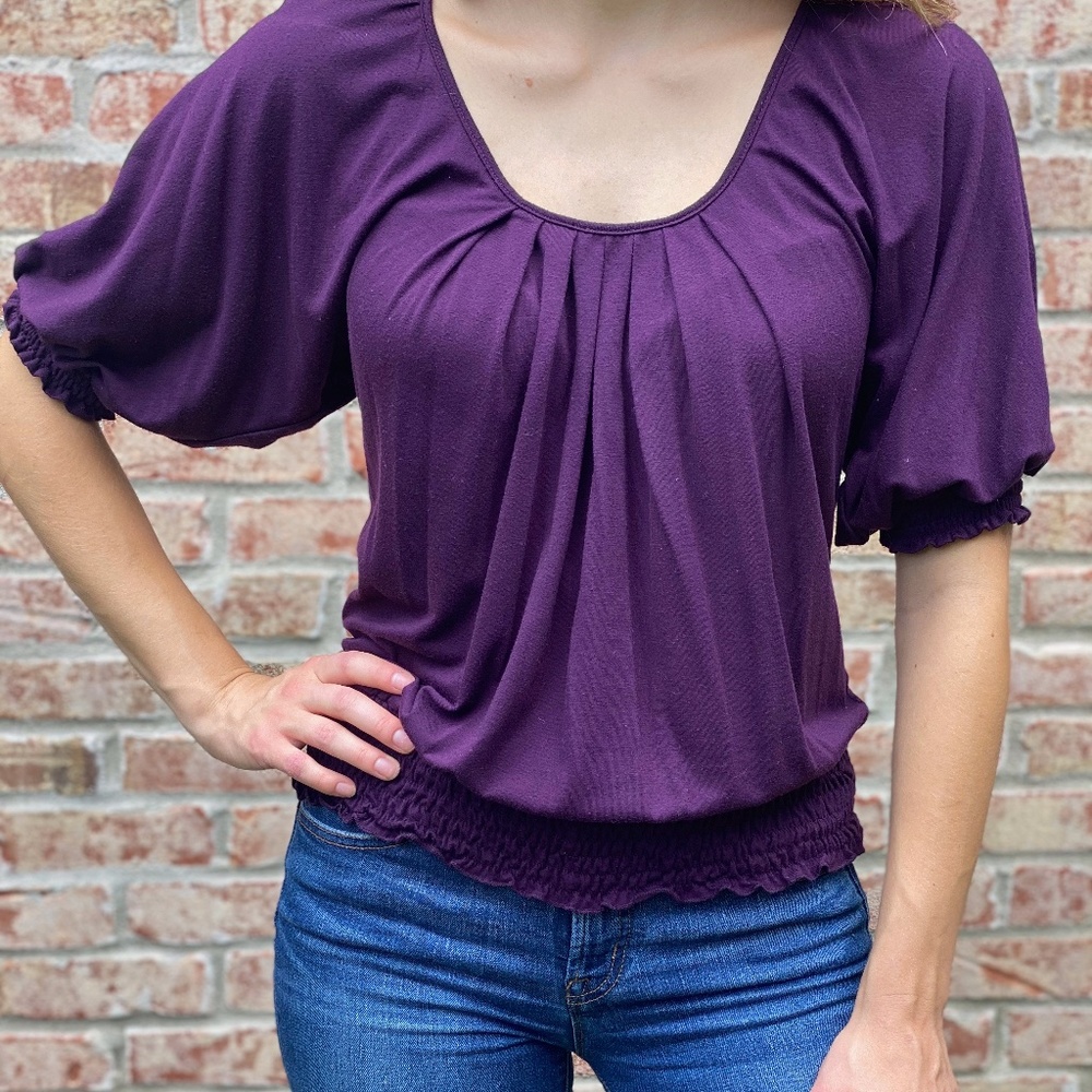 6 Degrees Purple/Plum Top